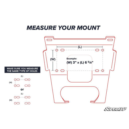 SuperATV 12,000 lb. Winch Receiver Mount - MojoMotoSport.com