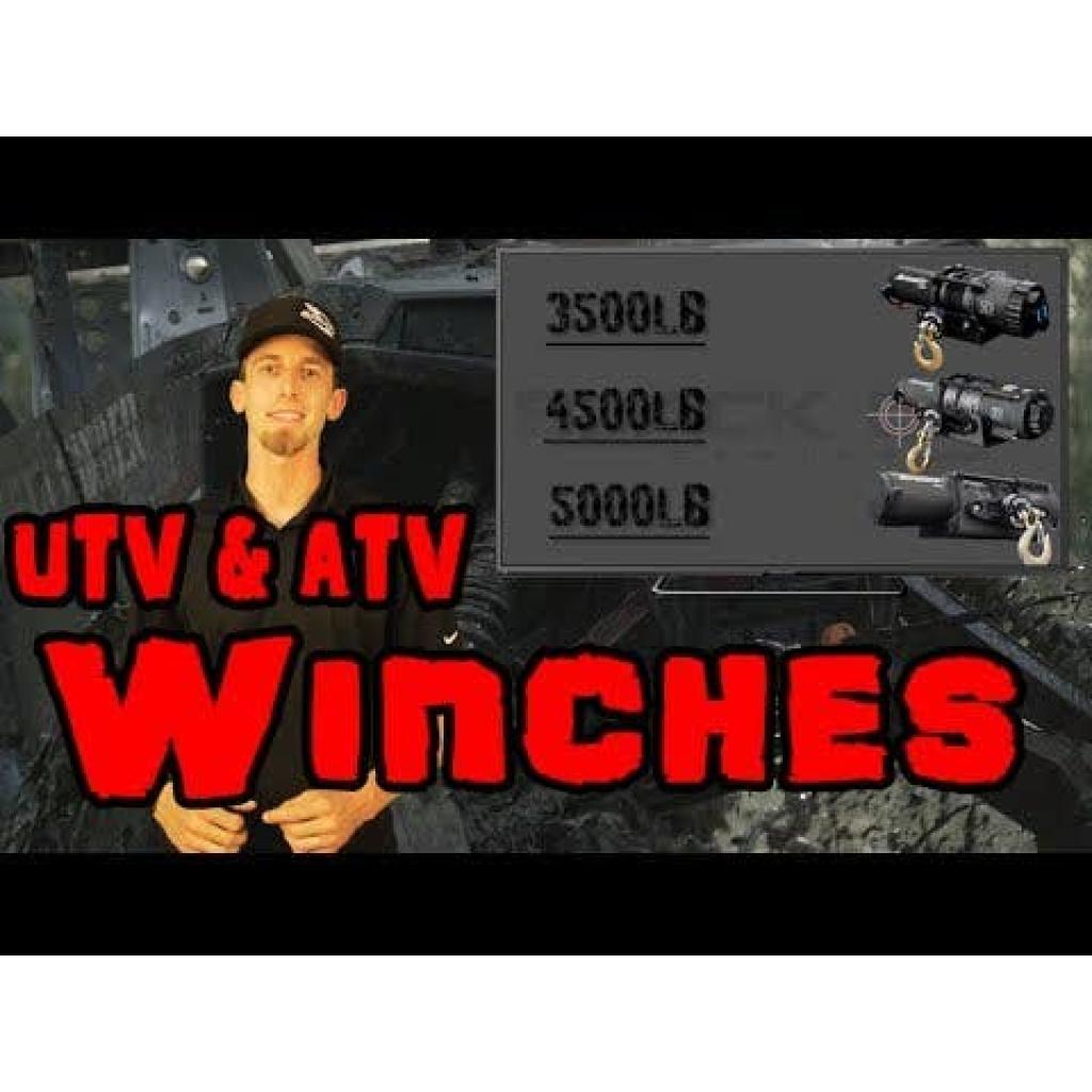 SuperATV 12,000 lb. Winch (with Wireless Remote & Synthetic Rope) - MojoMotoSport.com