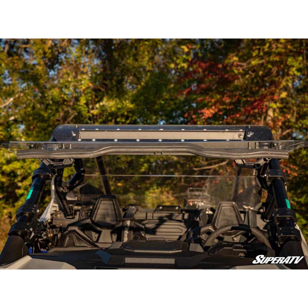 SuperATV 2020+ Polaris RZR Pro XP Scratch - Resistant Flip Windshield - MojoMotoSport.com