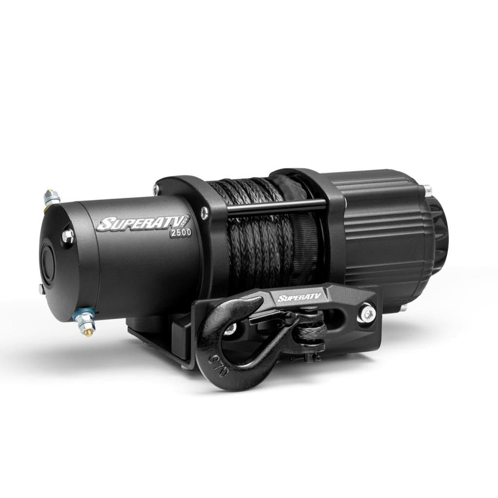 SuperATV 2500 lb. UTV/ATV Winch (With Wireless Remote & Synthetic Rope) - MojoMotoSport.com