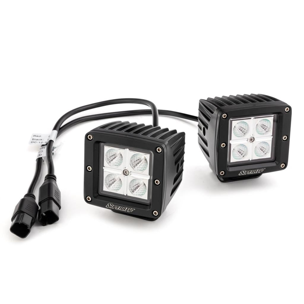 SuperATV 3" LED Cube Lights - MojoMotoSport.com