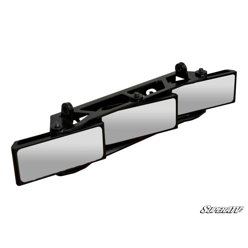 SuperATV 3 Panel Rear View Mirror with 1.75" Clamps - MojoMotoSport.com
