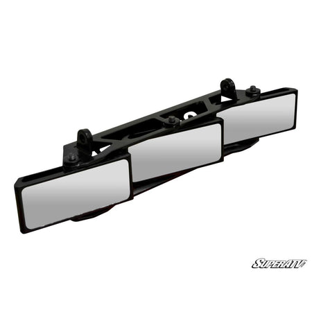 SuperATV 3 Panel Rear View Mirror with 1.75" Clamps - MojoMotoSport.com