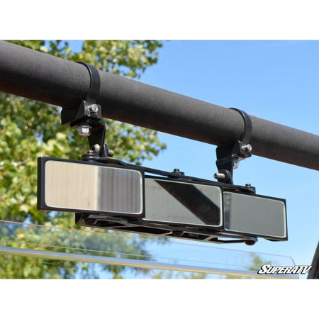 SuperATV 3 Panel Rear View Mirror with 1.75" Clamps - MojoMotoSport.com