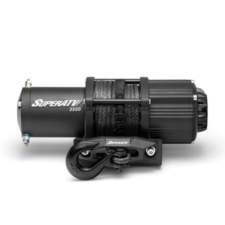 SuperATV 3500 Lb. UTV/ATV Winch (With Wireless Remote & Synthetic Rope) - MojoMotoSport.com