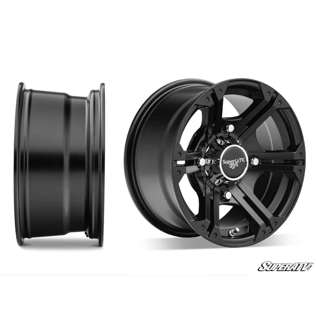 SuperATV Bandit Wheels H - Series Black - MojoMotoSport.com
