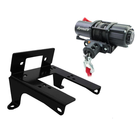 SuperATV Can - Am Commander 800 / 1000 Winch Mounting Plate - MojoMotoSport.com