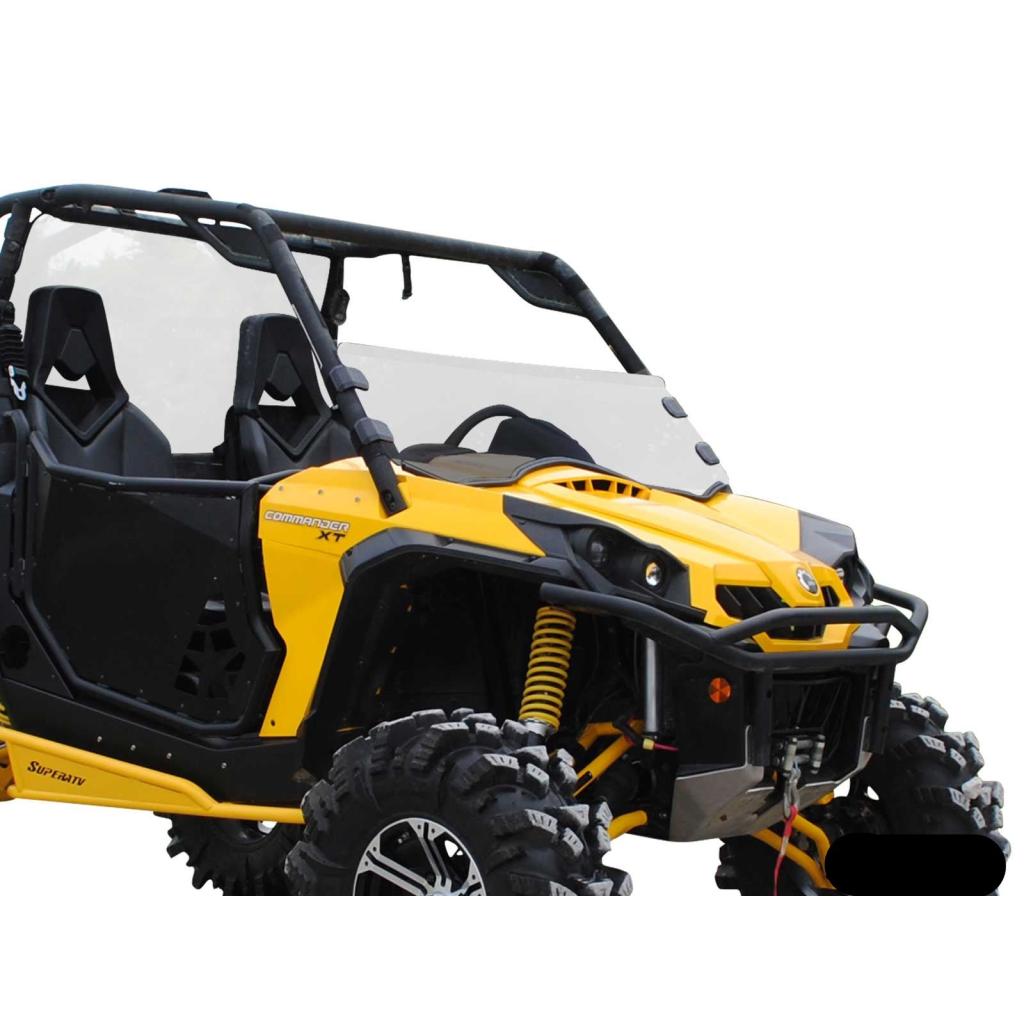 SuperATV Can - Am Commander Half Windshield - MojoMotoSport.com