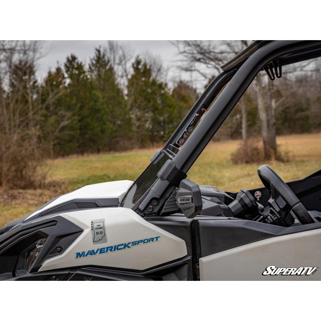 SuperATV Can - Am Commander Half Windshield - MojoMotoSport.com