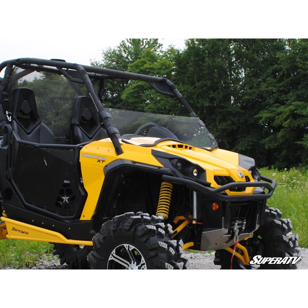 SuperATV Can - Am Commander Half Windshield - MojoMotoSport.com