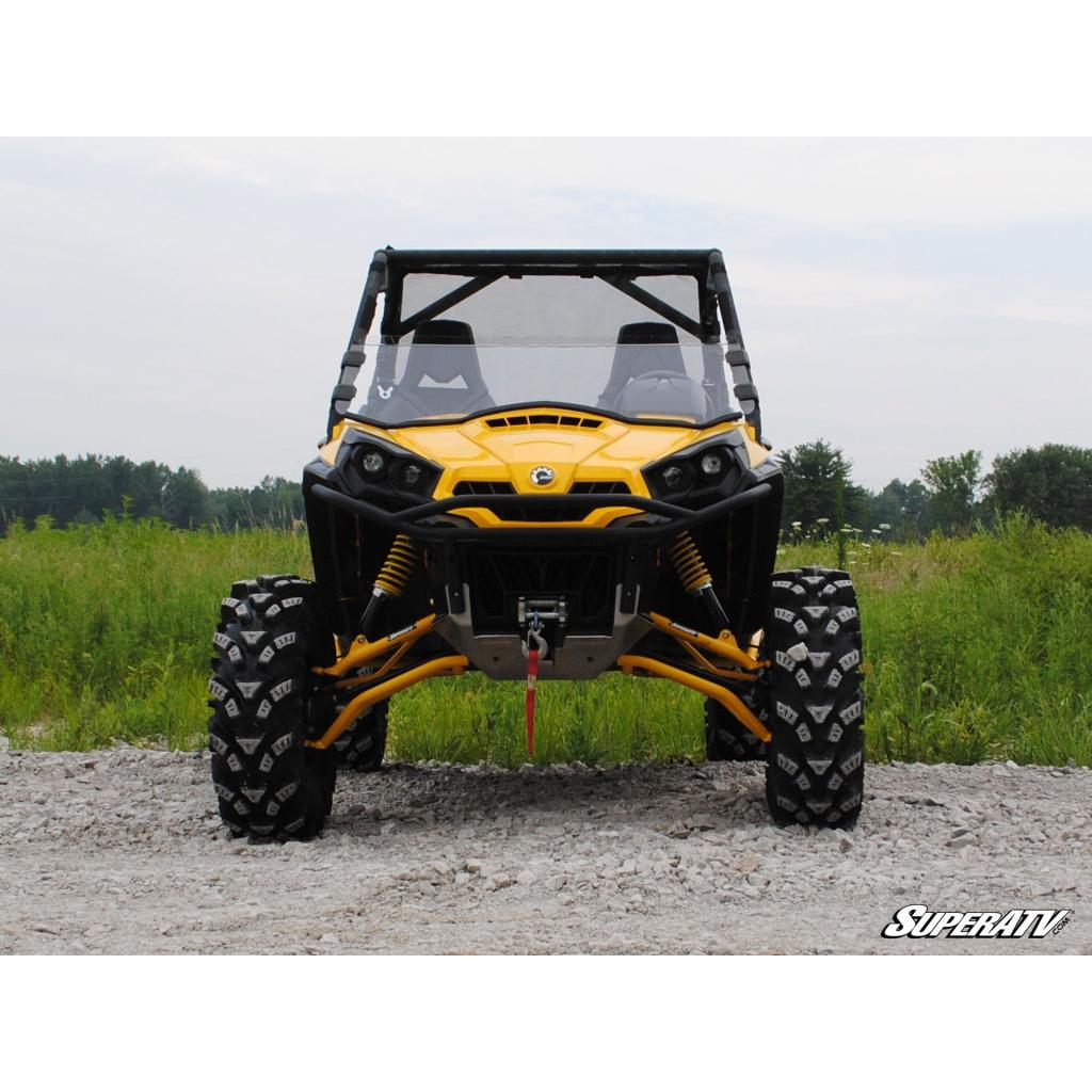 SuperATV Can - Am Commander Half Windshield - MojoMotoSport.com