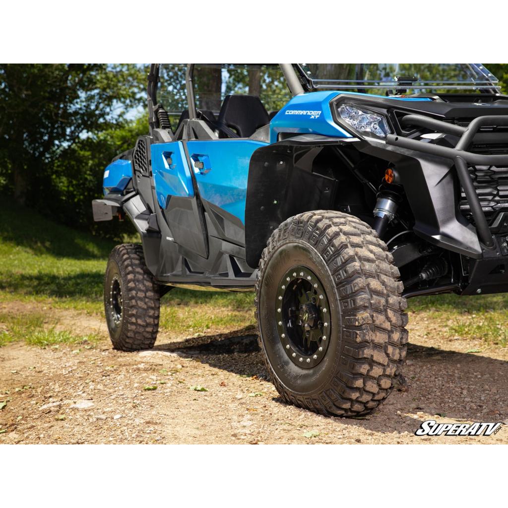 SuperATV Can - Am Commander Low Profile Fender Flares - MojoMotoSport.com