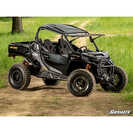 SuperATV Can - Am Commander MaxDrive Power Flip Windshield - MojoMotoSport.com