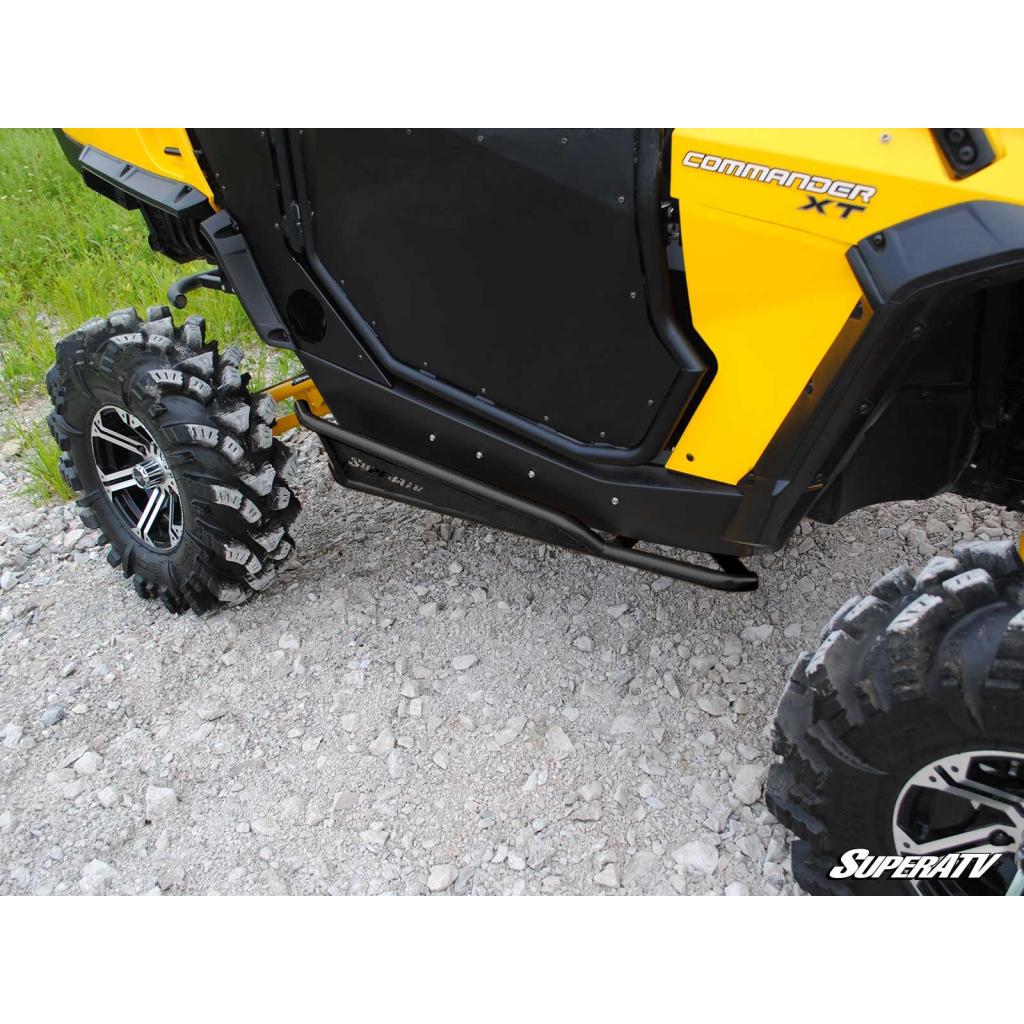 SuperATV Can - Am Commander Rock Slider Nerf Bars - MojoMotoSport.com