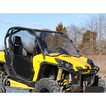 SuperATV Can - Am Commander Scratch Resistant Full Windshield - MojoMotoSport.com