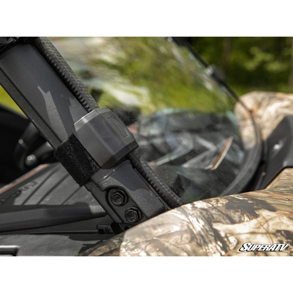 SuperATV Can - Am Commander Scratch Resistant Full Windshield - MojoMotoSport.com