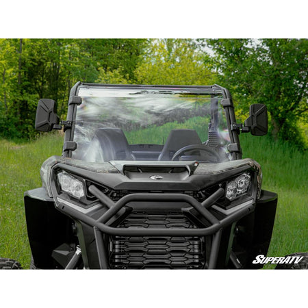 SuperATV Can - Am Commander Scratch Resistant Full Windshield - MojoMotoSport.com