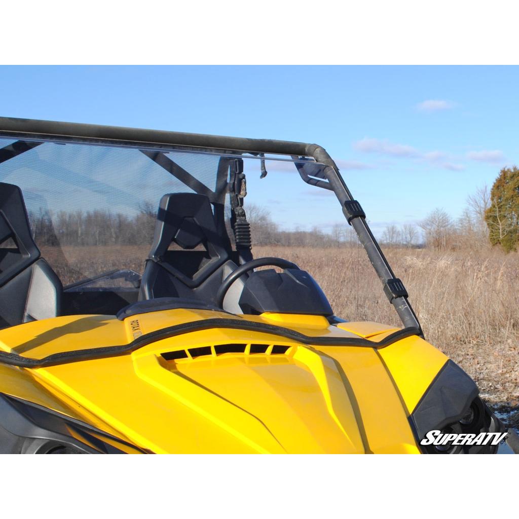 SuperATV Can - Am Commander Scratch Resistant Full Windshield - MojoMotoSport.com