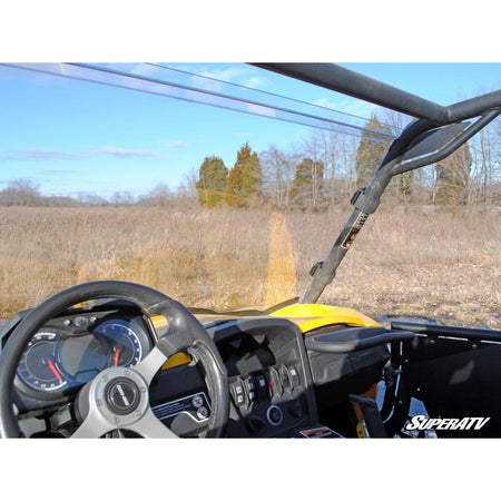 SuperATV Can - Am Commander Scratch Resistant Full Windshield - MojoMotoSport.com