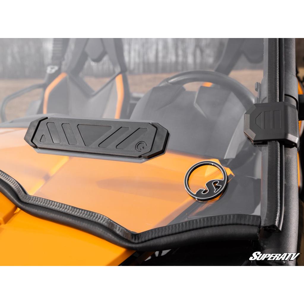 SuperATV Can - Am Commander Vented Full Windshield - MojoMotoSport.com
