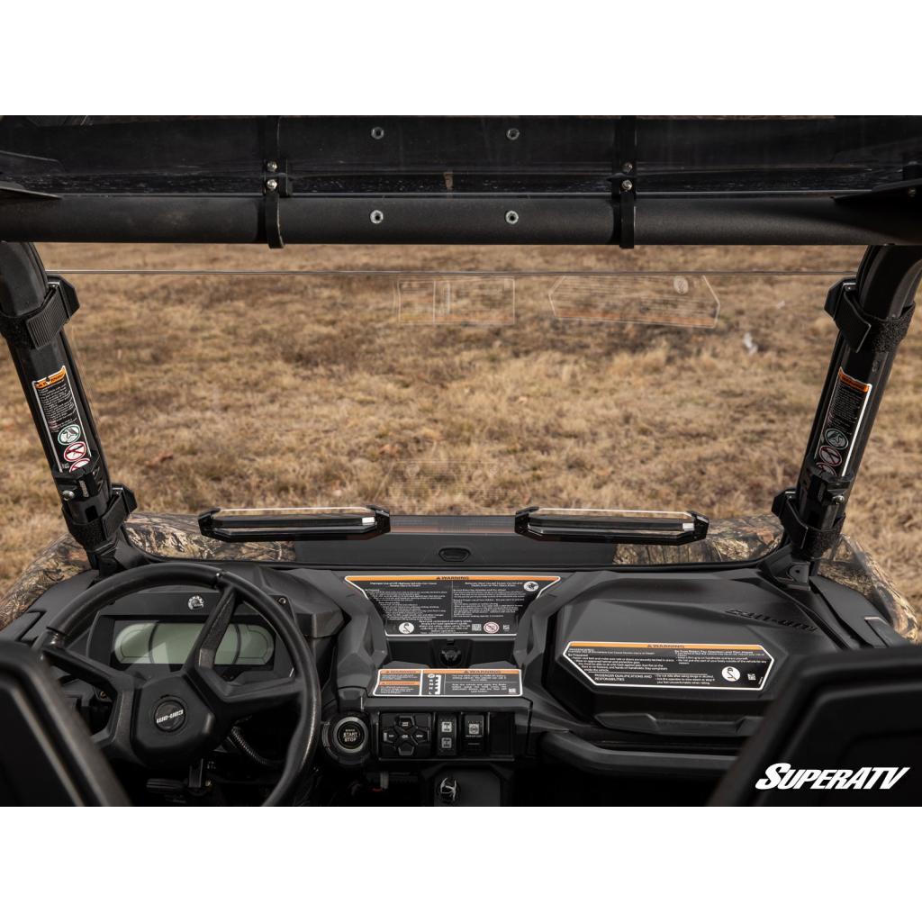 SuperATV Can - Am Commander Vented Full Windshield - MojoMotoSport.com