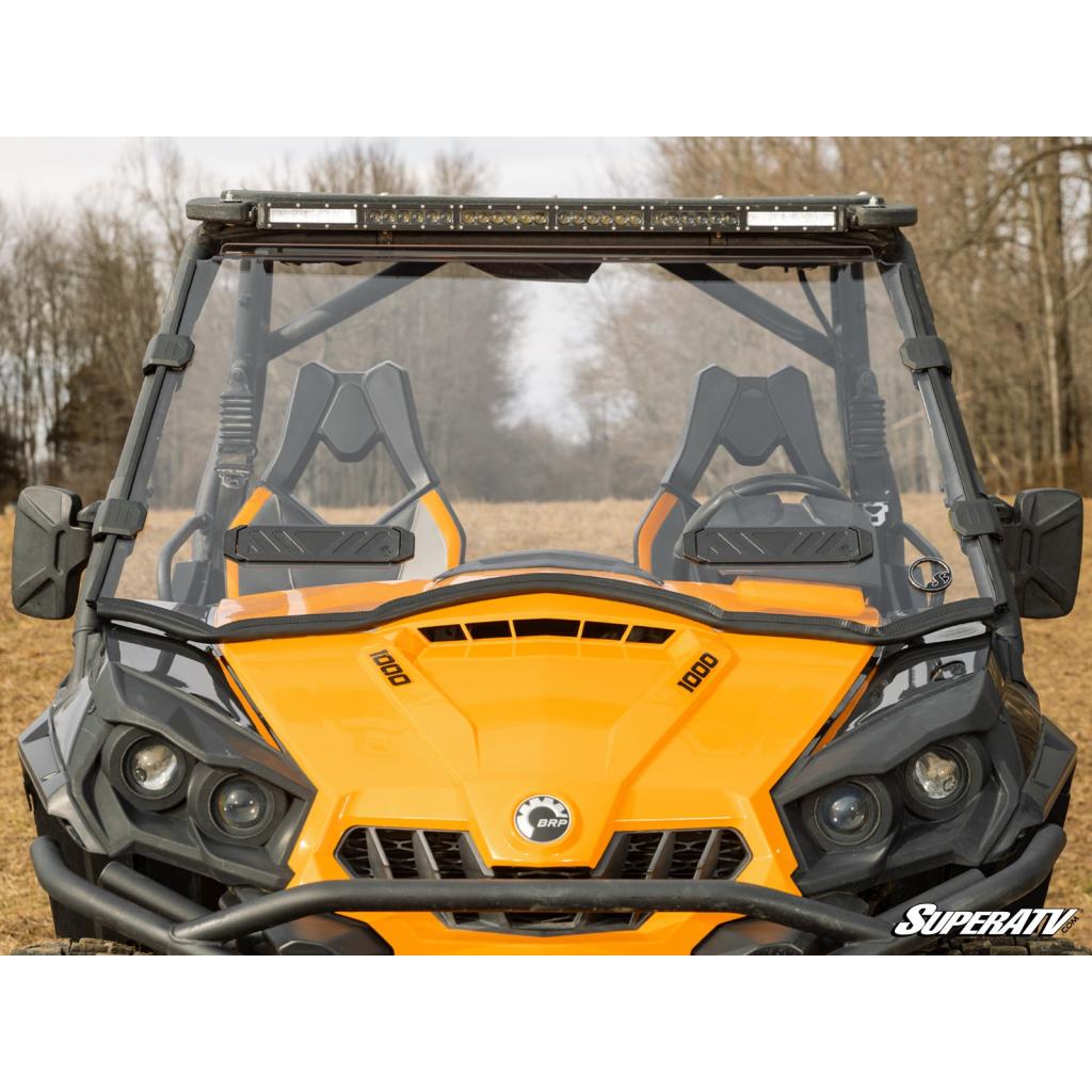 SuperATV Can - Am Commander Vented Full Windshield - MojoMotoSport.com