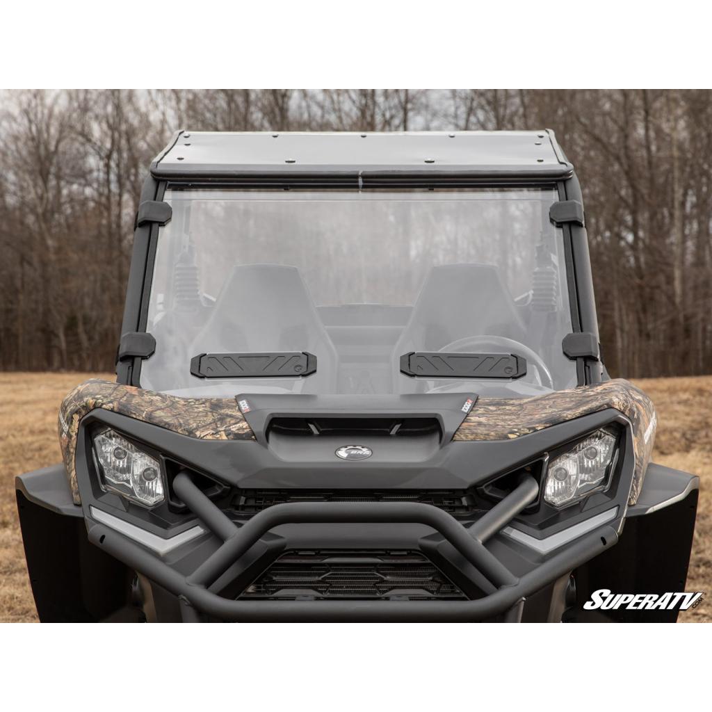 SuperATV Can - Am Commander Vented Full Windshield - MojoMotoSport.com