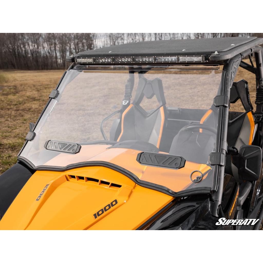 SuperATV Can - Am Commander Vented Full Windshield - MojoMotoSport.com