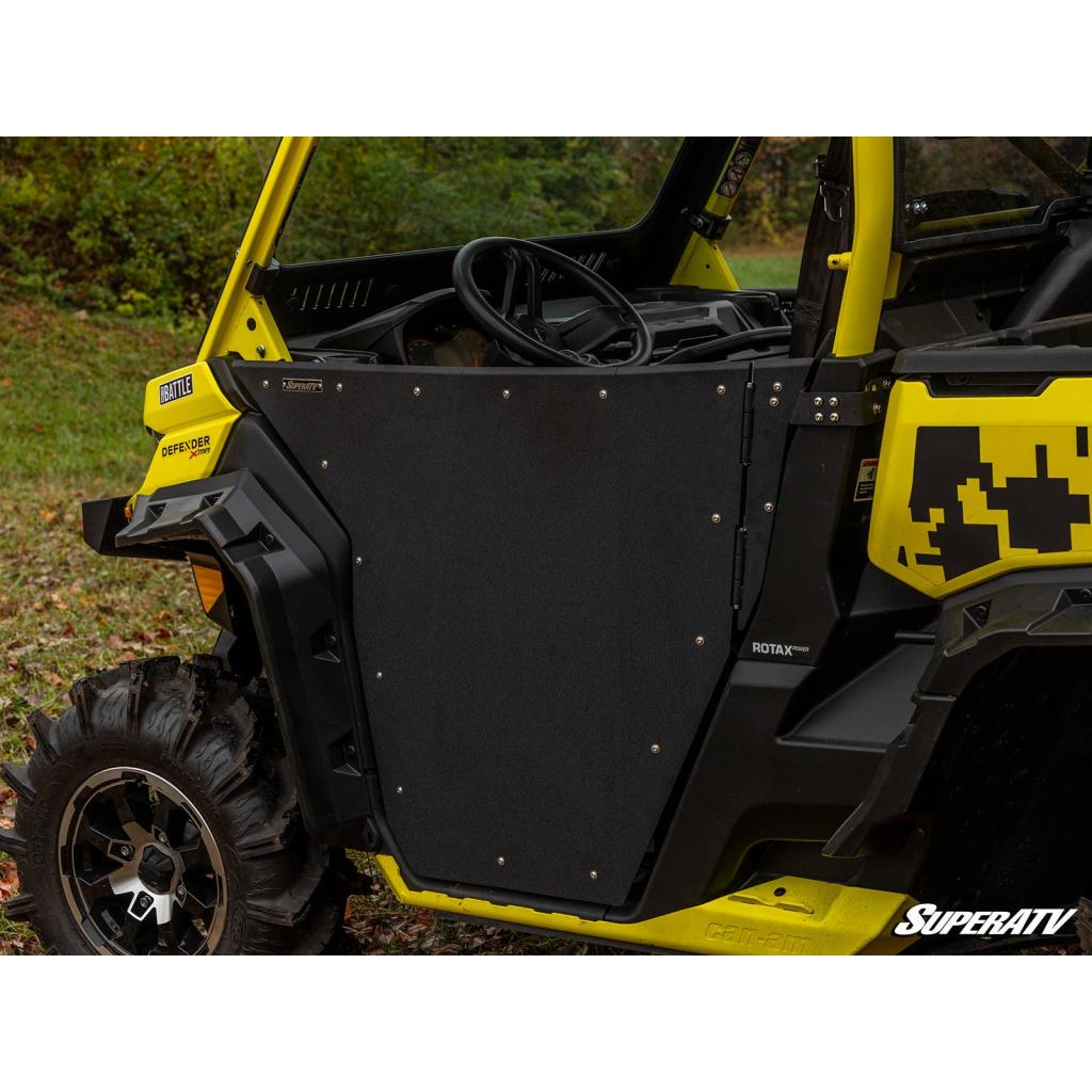 SuperATV Can - Am Defender Aluminum Front Doors - MojoMotoSport.com