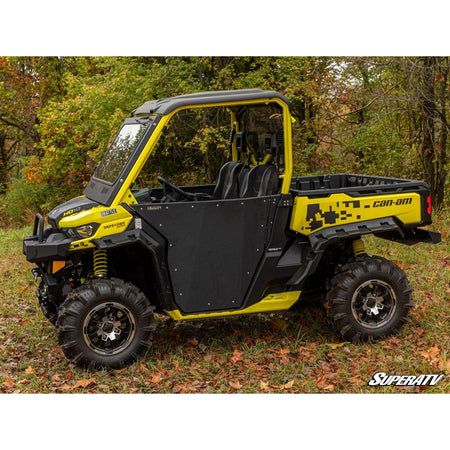 SuperATV Can - Am Defender Aluminum Front Doors - MojoMotoSport.com