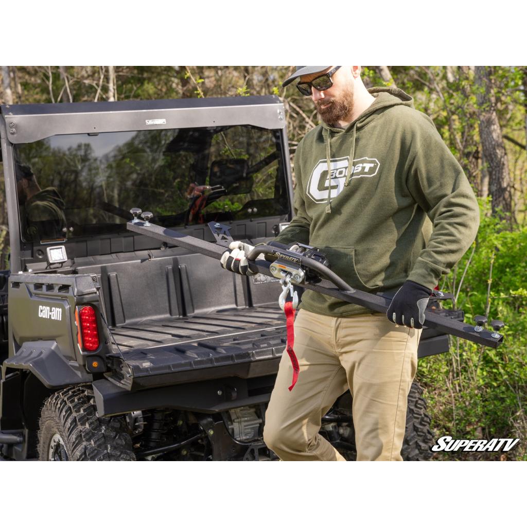 SuperATV Can - Am Defender Bed Winch - MojoMotoSport.com