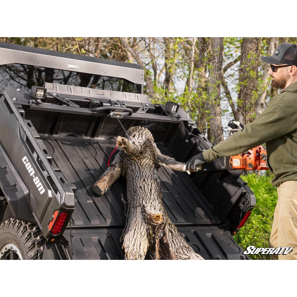 SuperATV Can - Am Defender Bed Winch - MojoMotoSport.com