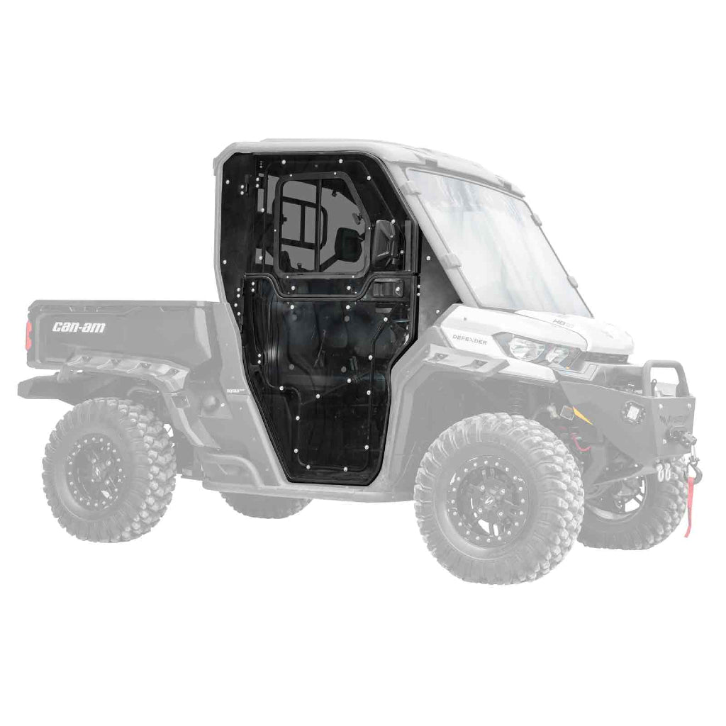 SuperATV Can - Am Defender Convertible Cab Enclosure Doors - MojoMotoSport.com