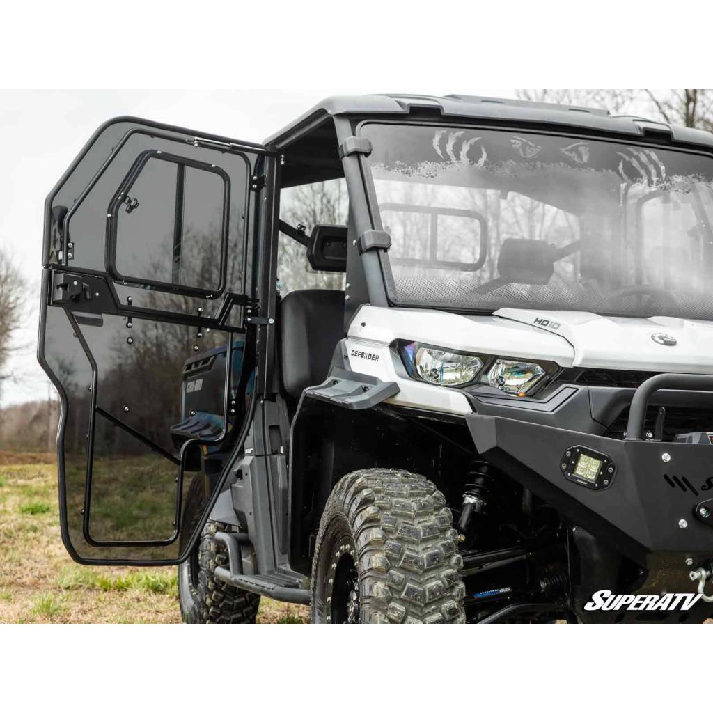 SuperATV Can - Am Defender Convertible Cab Enclosure Doors - MojoMotoSport.com
