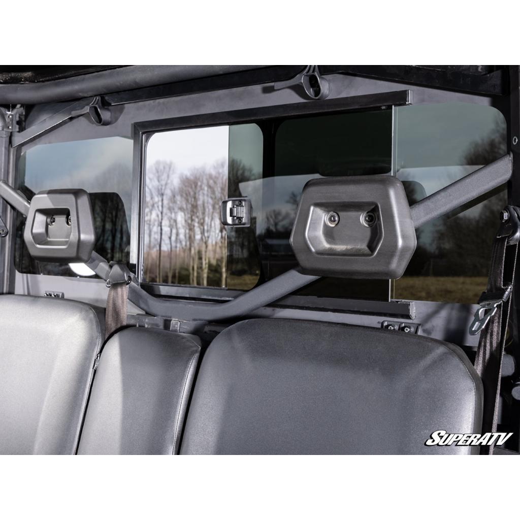 SuperATV Can - Am Defender Glass Sliding Rear Windshield - MojoMotoSport.com
