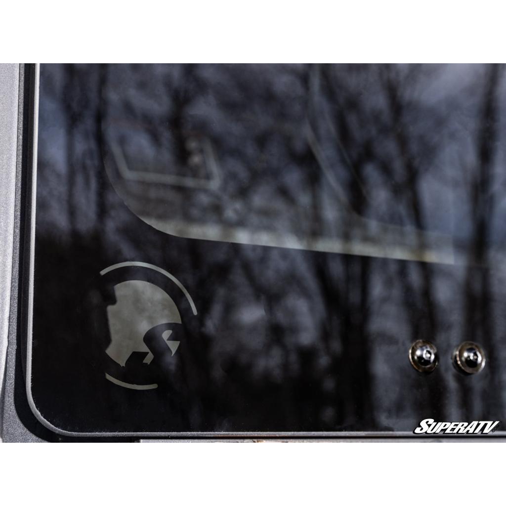 SuperATV Can - Am Defender Glass Sliding Rear Windshield - MojoMotoSport.com
