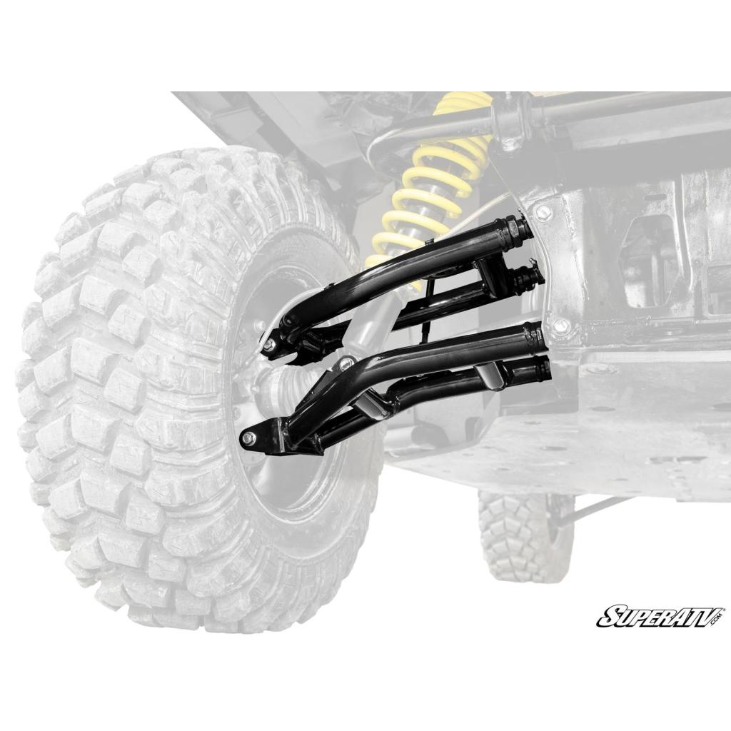 SuperATV Can - Am Defender HD10 Atlas Pro 2" Rear Offset A - Arms - MojoMotoSport.com