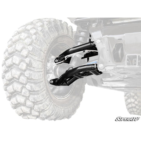 SuperATV Can - Am Defender HD10 Atlas Pro 2" Rear Offset A - Arms - MojoMotoSport.com