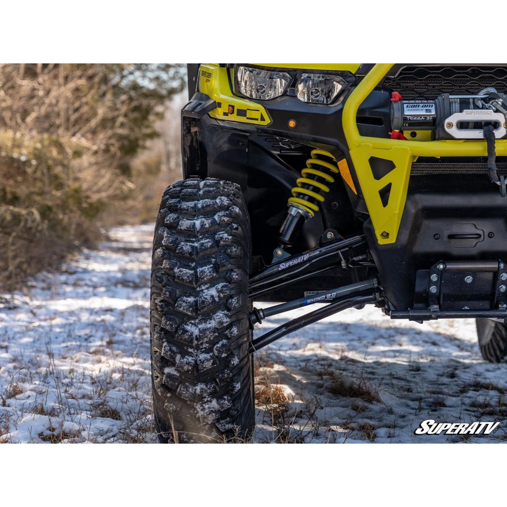 SuperATV Can - Am Defender HD10 High - Clearance 2" Forward Offset A - Arms - MojoMotoSport.com