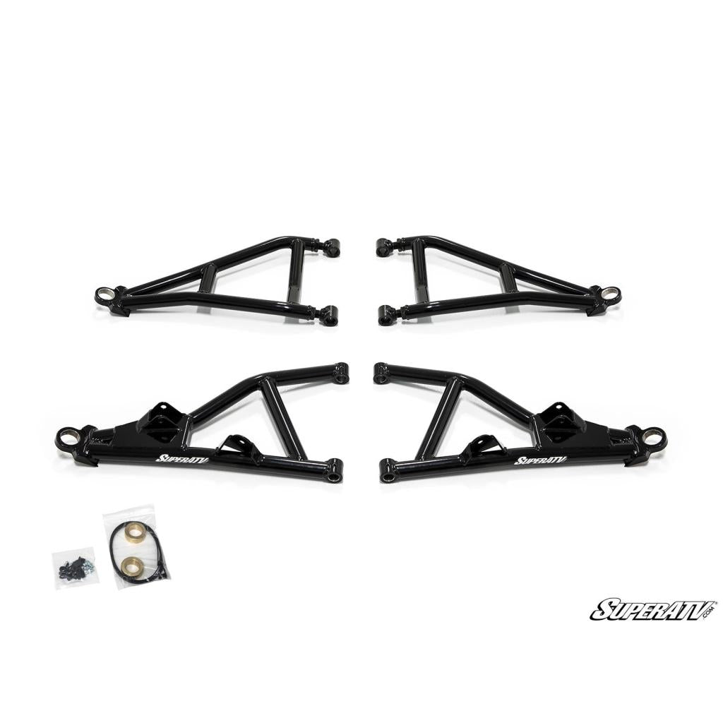 SuperATV Can - Am Defender HD10 High - Clearance 2" Forward Offset A - Arms - MojoMotoSport.com