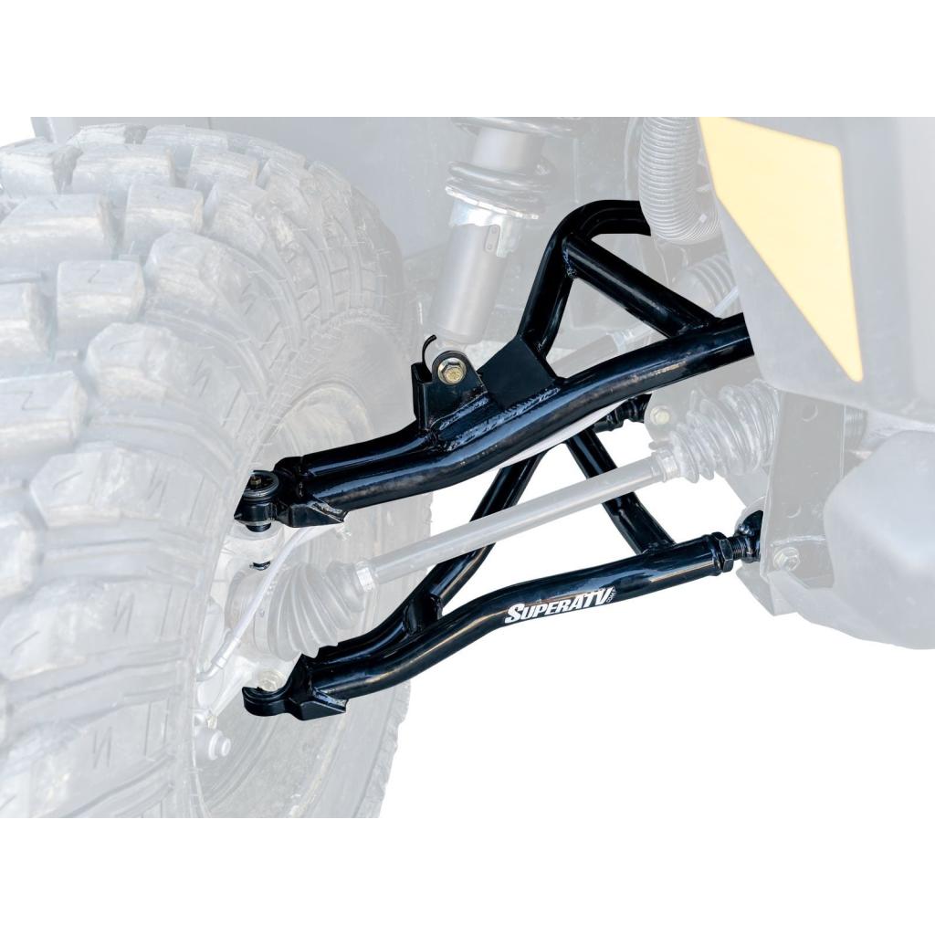 SuperATV Can - Am Defender HD10 High - Clearance 2" Forward Offset A - Arms - MojoMotoSport.com