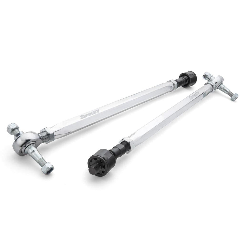 SuperATV Can - Am Defender HD10 RackBoss 2.0 Billet Aluminum Hex Tie Rod Kit - MojoMotoSport.com