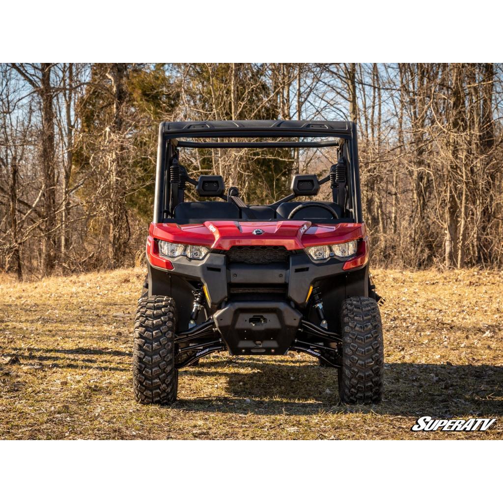 SuperATV Can - Am Defender HD5 High - Clearance 2" Forward Offset A - Arms - MojoMotoSport.com