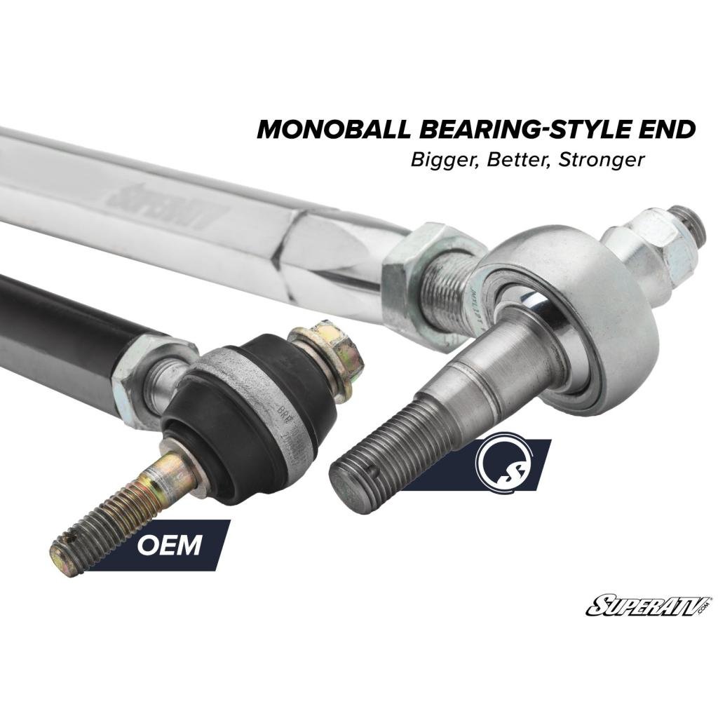 SuperATV Can - Am Defender HD8 RackBoss 2.0 Steel Bar Tie Rod Kit - MojoMotoSport.com