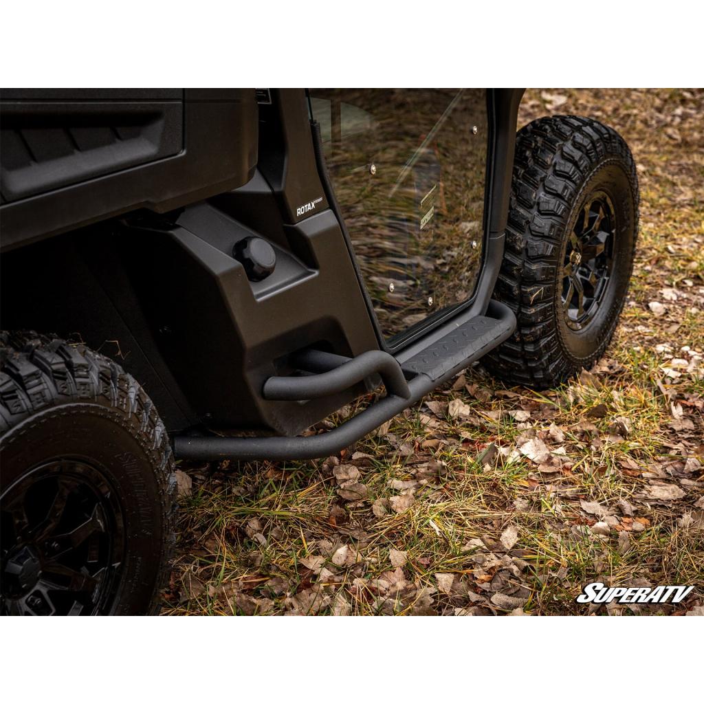 SuperATV Can - Am Defender Heavy - Duty Nerf Bars - MojoMotoSport.com