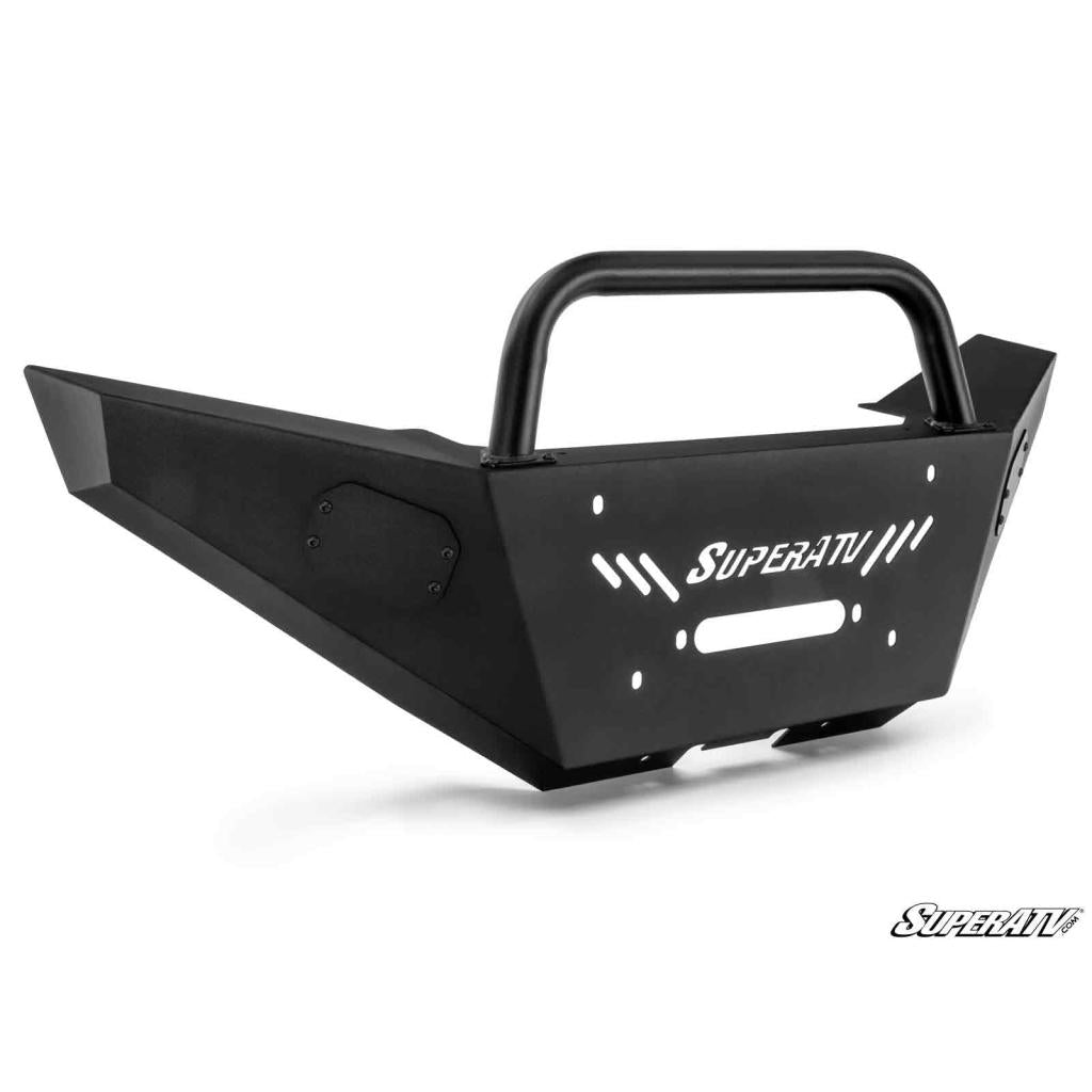 SuperATV Can - Am Defender Heavy Weight Winch - Ready Front Bumper - MojoMotoSport.com