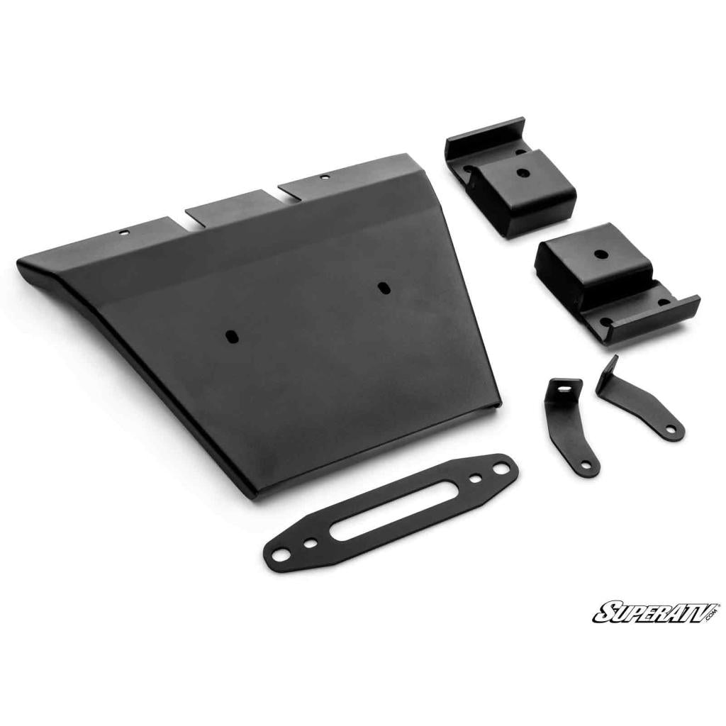 SuperATV Can - Am Defender Heavy Weight Winch - Ready Front Bumper - MojoMotoSport.com