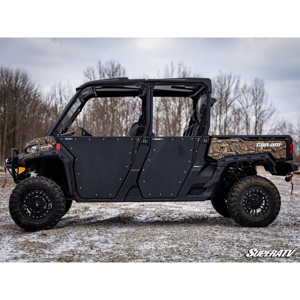 SuperATV Can - Am Defender MAX Aluminum Doors - MojoMotoSport.com