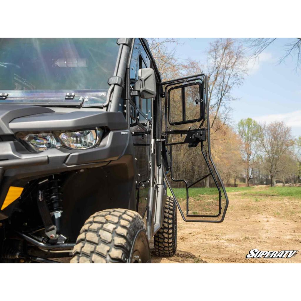 SuperATV Can - Am Defender MAX Convertible Cab Enclosure Doors - MojoMotoSport.com