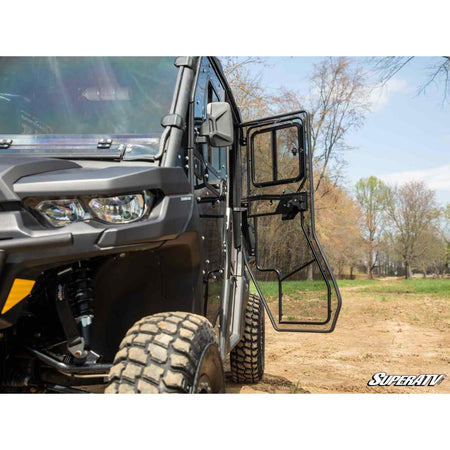 SuperATV Can - Am Defender MAX Convertible Cab Enclosure Doors - MojoMotoSport.com